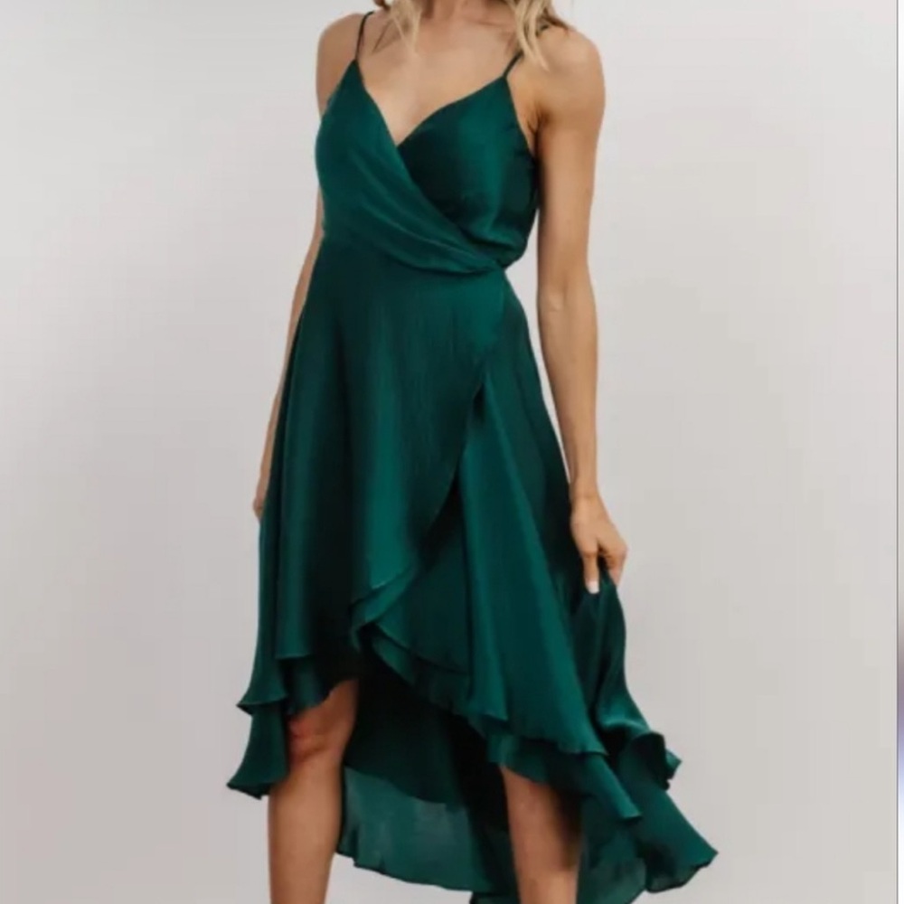 Baltic Born Emerald Green Midi Dress